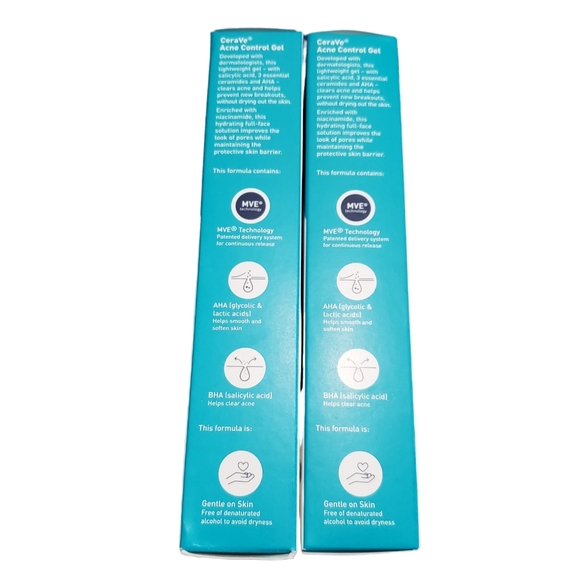 CeraVe Salicylic Acid Acne Contr Gel 1.35 oz Set of 2 - Picture 4 of 9